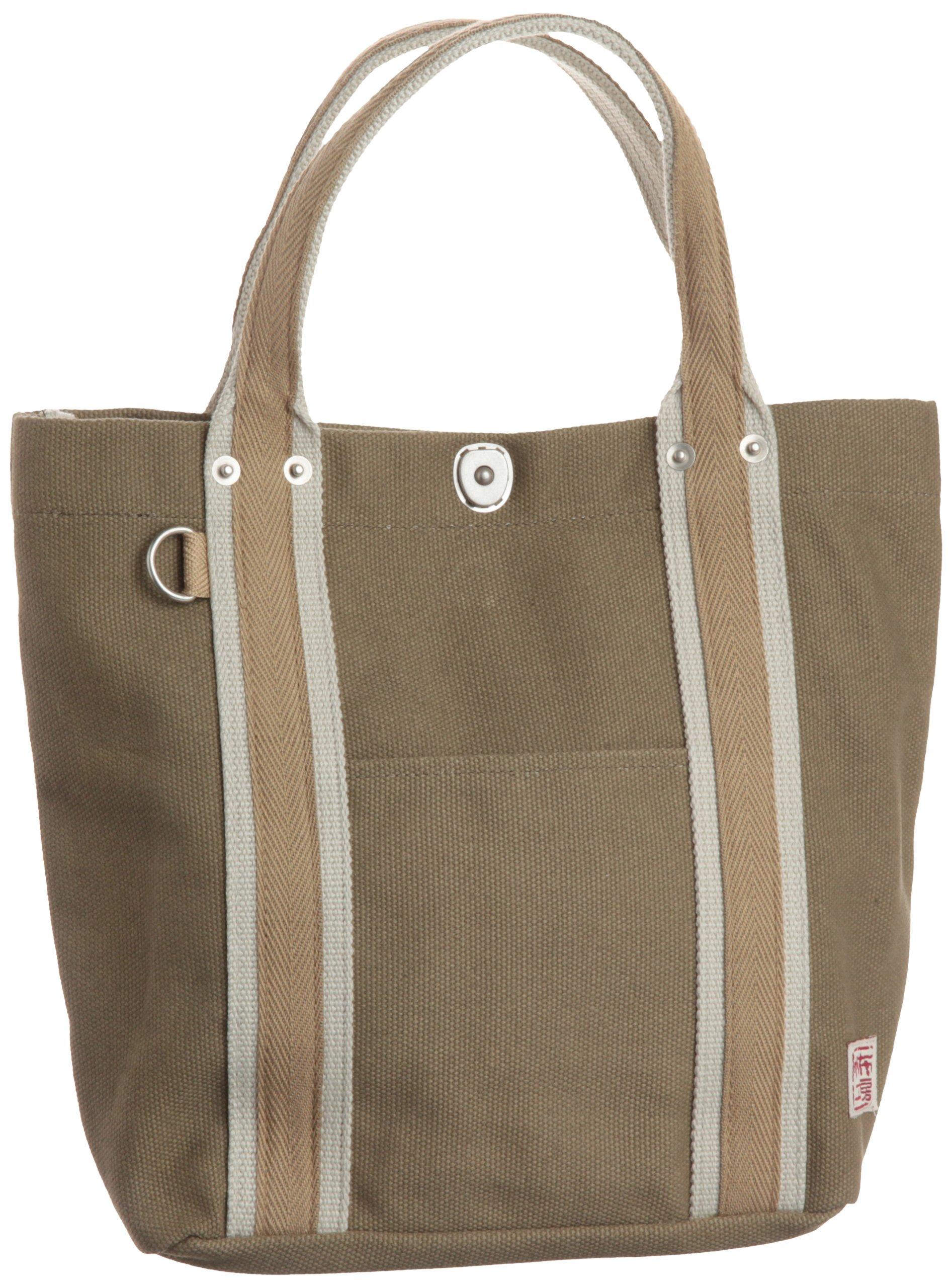 

Hanpu Kobo 3J21 LINE Series Mini Tote Bag, Khaki