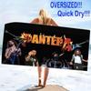 Pantera Band Print Beach Towel, Large Soft Quick Dry Towel for Beach Camping Swimming