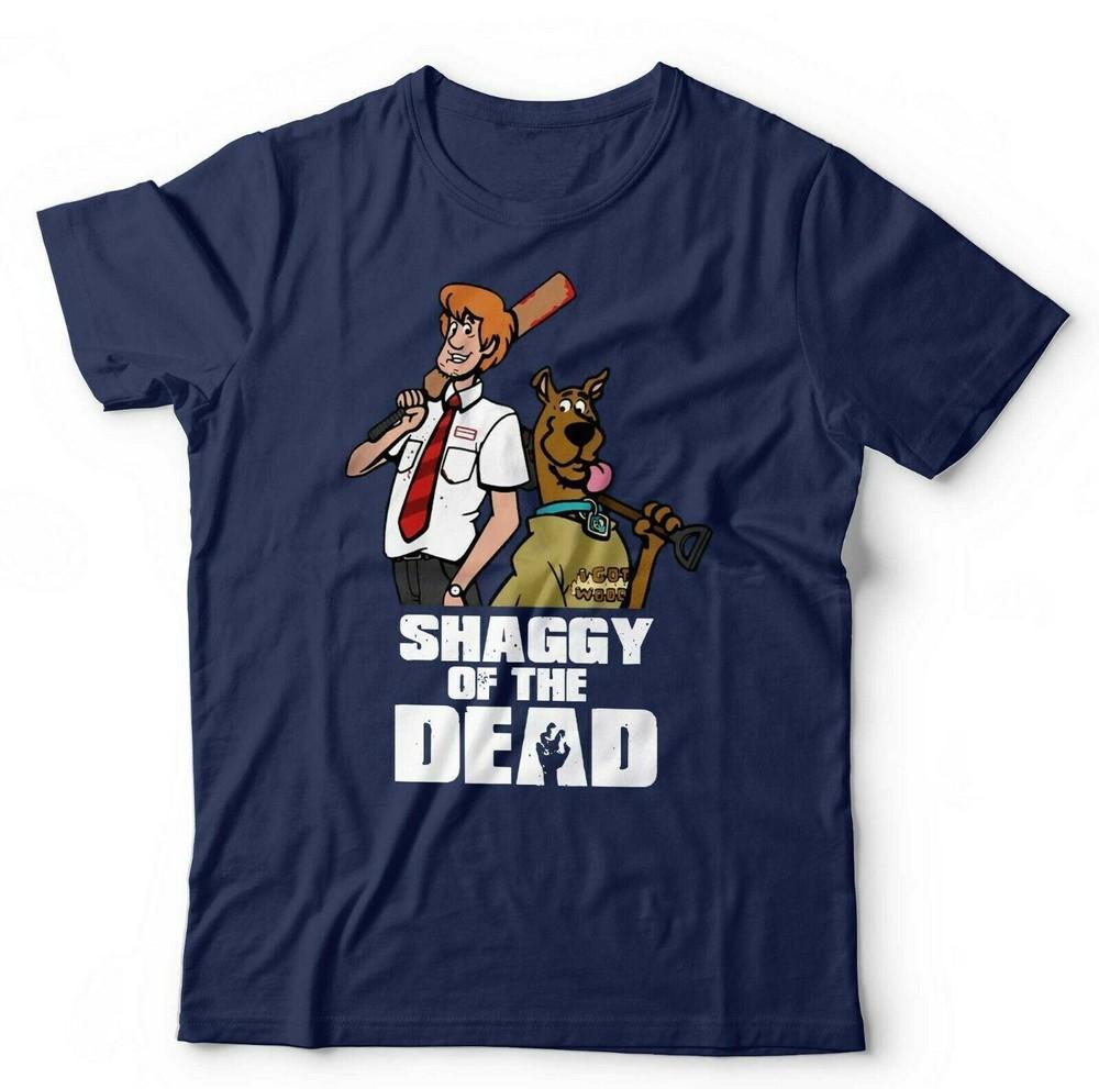 Shaggy Of The Dead Tshirt Unisex Kids Parody Shaun Scooby Cartoon S