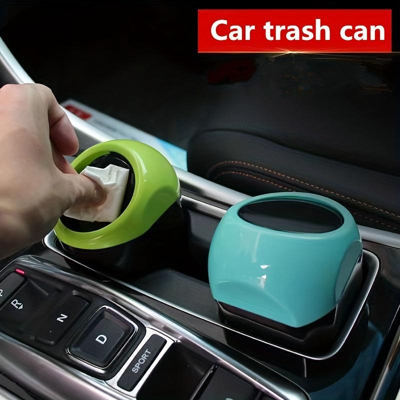 Car Rubbish Bin Auto Trash Can Garbage Dust Case Holder Smoking Ashtray Plug-in Creative Trash Bin Storage Box
