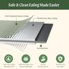 Raised Garden Bed Kits 17 Tall 9 In 1 8ft X 2ft Metal Raised Planter Bed for Vegetables Flowers Ground Planter Box Pearl White