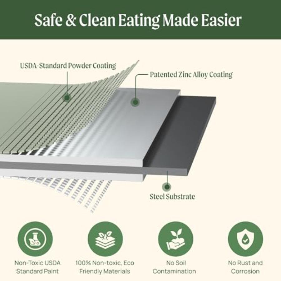 Raised Garden Bed Kits 17 Tall 9 In 1 8ft X 2ft Metal Raised Planter Bed for Vegetables Flowers Ground Planter Box Pearl White