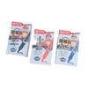 10-Pack Refillable Oil-Based Thick Tip Marker Pens: Black, Blue, Red