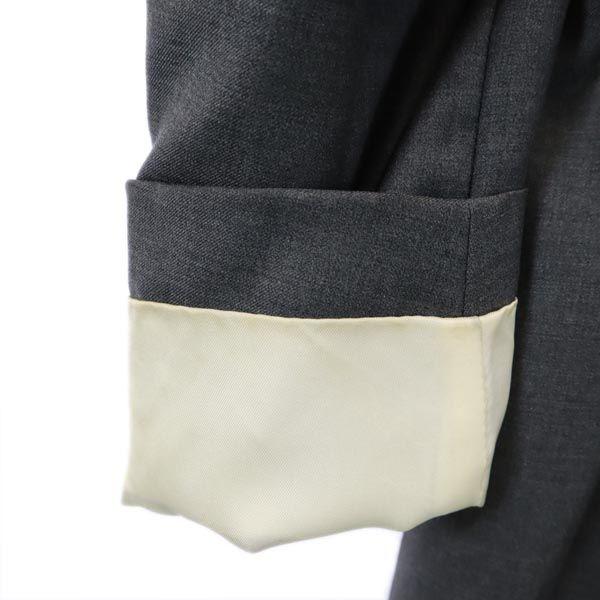 Lanvin Made In Italy Wool Tailored Jacket 46 Gray Men's Used