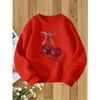European Size Unisex Round Neck Sweatshirt with Fashionable Print, a Versatile Top