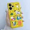 For Realme 14 5G Case RMX5075 Hot Cute Cartoon Panda Cover Soft Silicone Phone Case For Realme 14T Realme14 T 5G Back Cover Bags