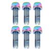 KRSCT 6pcs Cycling Stem Screws with Washers Stainless Steel Bolts Screws for Mountain Cycle Steering Handlebar M6
