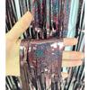 1x2m Laser Rain Tinsel Garland Door Curtain for Weddings, Christmas, Birthdays, and Party Backdrops