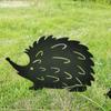 The Hedgehog Family Garden Decoration – Adorable Metal Ornaments. Outdoor Spaces. Charming Artwork for Yards and Gardens.