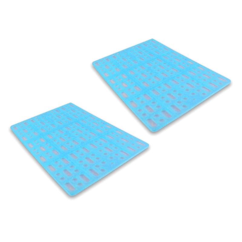 

Chew Resistant Rabbits Cage Foot Pads for Rabbits Keep Your Cage Scratchproof Cage Floor Mat for Small Pet Cage Liners 1 синий