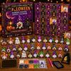 Decorazione da Parete Stagionale 31 Giorni Gnomi Halloween Pittura con Strass Calendario dell'Avvento, Attività Creativa Fai-da-Te con Diamanti Finti per Adulti Kit Creativo, Conto alla Rovescia