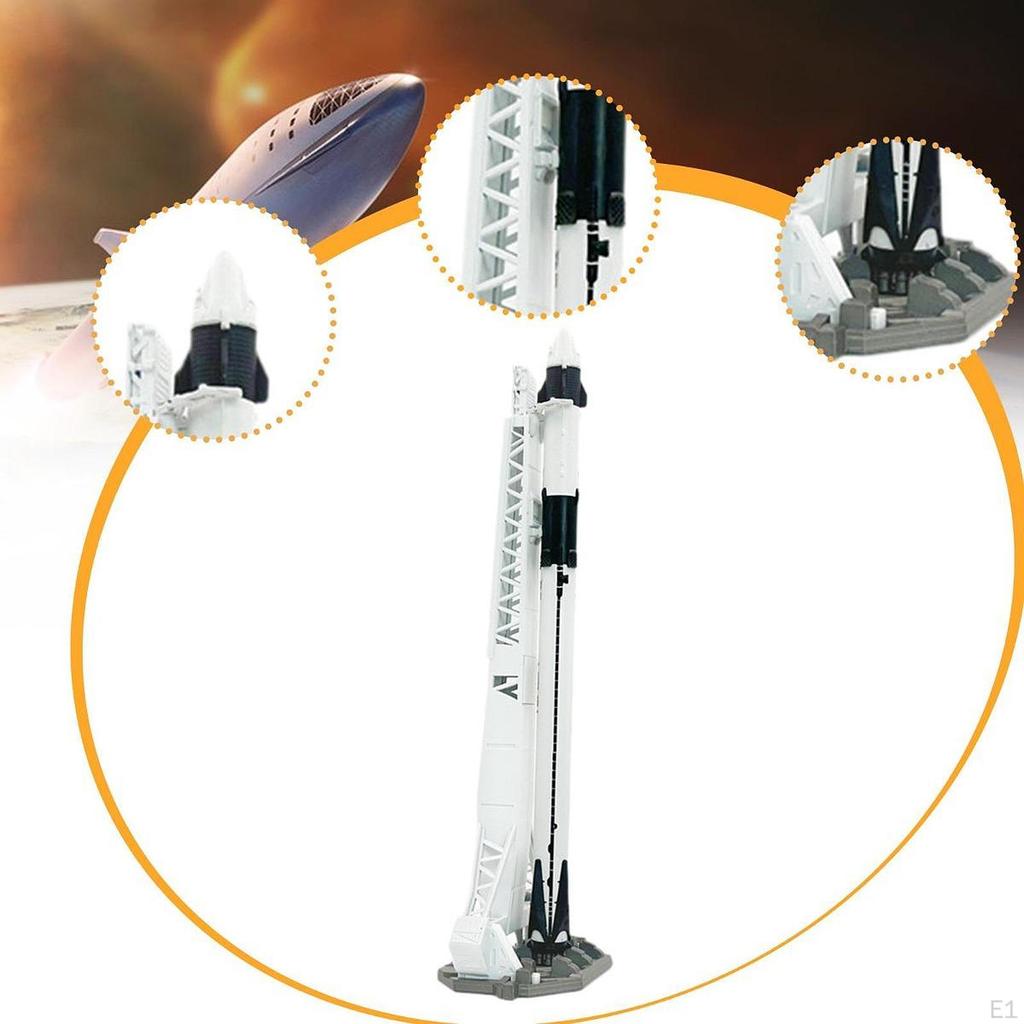 1/200 Diecast Rocket Model Flying with Base Collectibles Educational Ornament