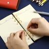 2/6/10Pcs 3 Ring Metal Loose Leaf Binders Book Rings Snap Split Hinged for DIY Travel Diary Photo Album Notebook Binding Spines