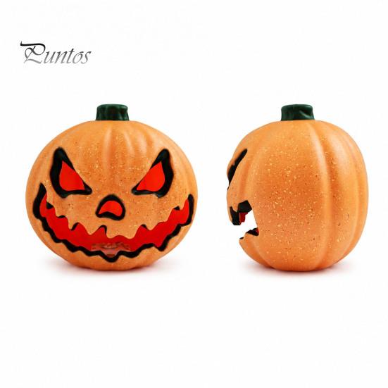 Battery-efficient Pumpkin Lamp Halloween Evil Lantern, Large LED Light Up Jack O Lantern Decor for Party Scene, Spooky Outdoor Indoor Decoration,