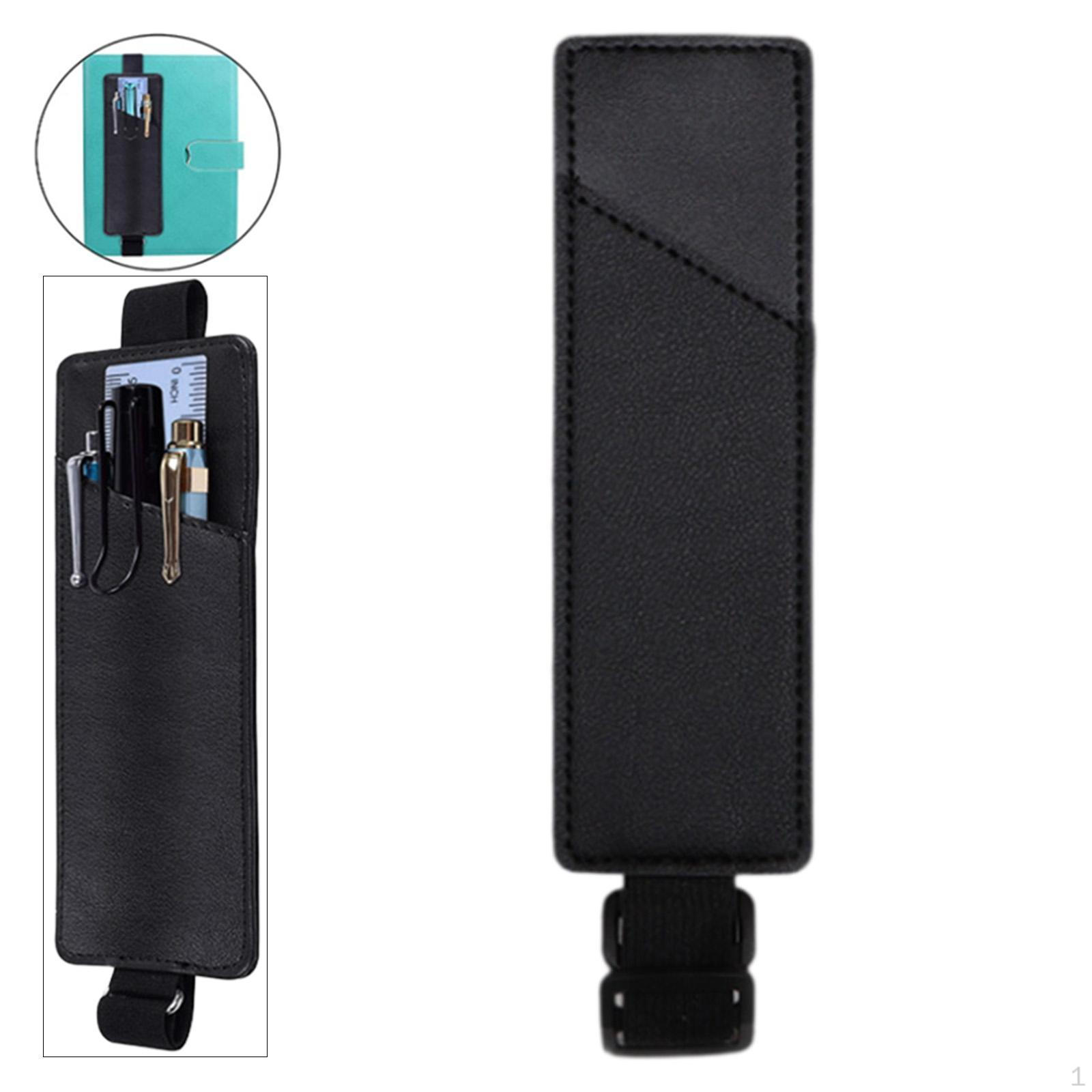 

Регулируемая эластичная лента держатель для ручек закладка рукав карман для карандашей для книг чёрный