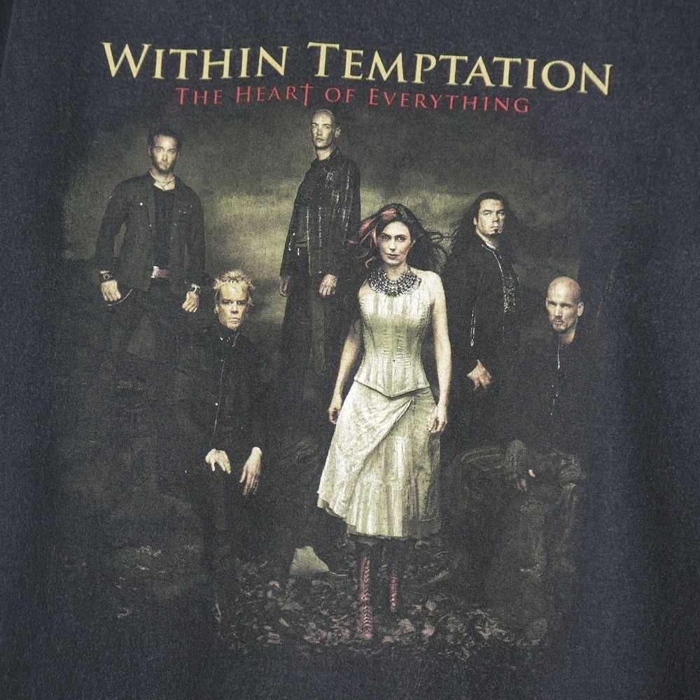 The Heart Of Evrything Within Temptation Mens Shirt Black Unisex T-Shirt S