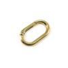 4Pieces Oval Snap Clips for Keychains Hook Buckles and Purse Strap Extender Metal Spring O Rings Clips Carabiner Clips