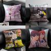 I Want To Eat Your PPancreas Cushion Cover Pillow Case Antidustmite Invisible zipper silky plush cushion