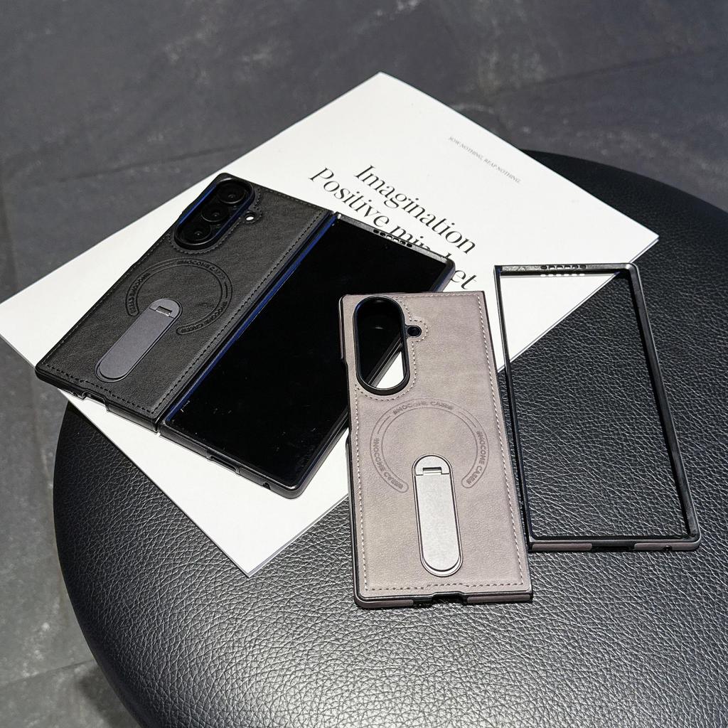 Samsung Z Fold7 Flip pouzdro s 360° otočným stojánkem a magnetickým bezdrátovým nabíjením