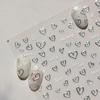 Cat's Eye 5D Gradient European Love Gem Wing Crystal Geometric Colorful Self Adhesive Nail Art Stickers Manicure Decals