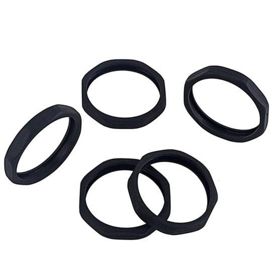 5Pcs Soft Rubber Microphone Anti-Slip Anti-drop Ring Mic Protector Accessories