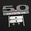 BLFE6 3D Metal Car Sticker Logo 5.0 COYOTE V8 Grille Front Badge Rear Trunk Emblem Decals For Ford Mustang GT Falcon Torino Fairlane