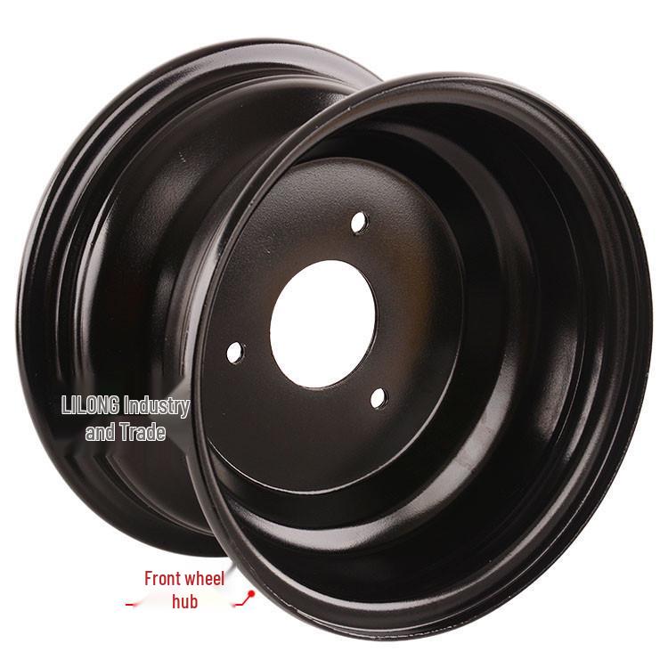 ATV Beach Car Tire & Steel Rim Set: 19x7.00-8 Tire, 18x9.5-8 Wheel, Three-Hole Hub for Four-Wheeled Vehicles