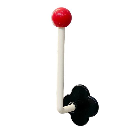 

Storage Rack Hair Accessories Adhesive Holder L Shape Hair Tie Holder for Ceramic Tiles Mirrors Glass червоний