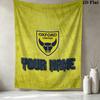 Custom Name Oxford FC Wall Tapestry Aesthetic Wall Hanging Printed Fabric Blanket Decorative Tapestries for Bedroom Living Room Home Decor