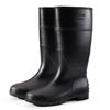 Summer Waterproof Shoes Women's Long Tube Dynamic Waterproof and Wear-resistant Rain Shoes Outdoor Wading Rain Boots Black Rubber Shoes
