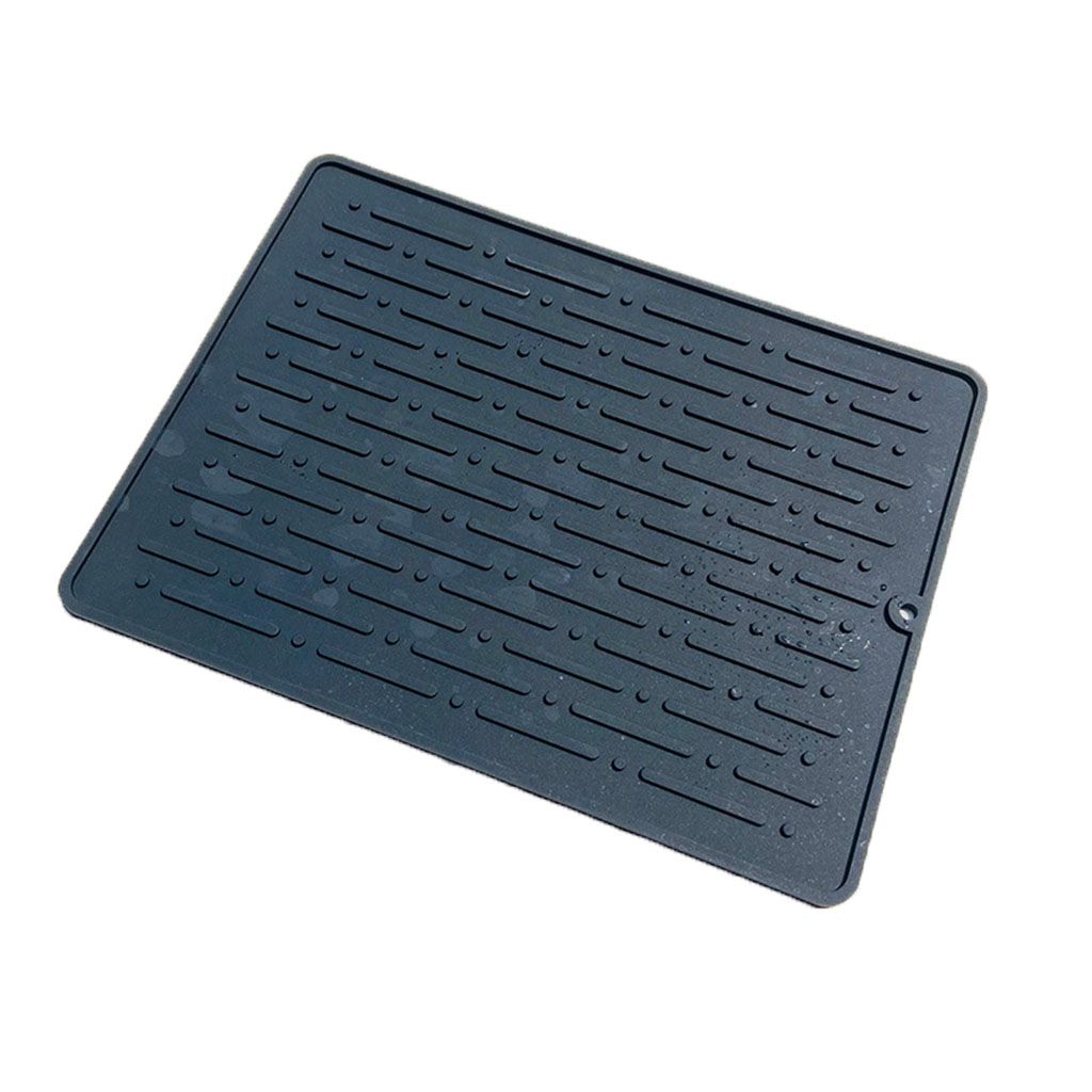 3 Sizes for Counter Draining Durable Heat Resistant Dish Mat Place Mat Cushion Pad Drying Pad
