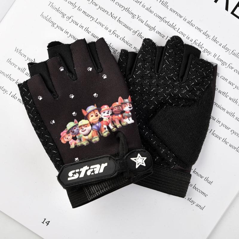 Meier Gloves - kids  anti-slip half-finger gloves (unisex) m (3-5 years)