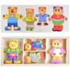 Four Bears Dress-Up Puzzle: Educational Toy for Girls