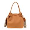 Bolso cruzado de hombro tipo cubo con correa ancha estilo coreano para mujer