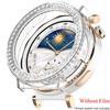 Bling PC Průhledné pouzdro pro Huawei Watch GT 5 4 41mm /5 Pro 42mm Kryt Kůže Samrt Pásek Diamantový Křišťálový Nárazník Ochranný GT5 GT4