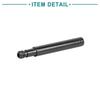 ACROPIX Universal Black Aluminum Alloy 50mm Bicycle French Valve Extender Extension - Set of 4