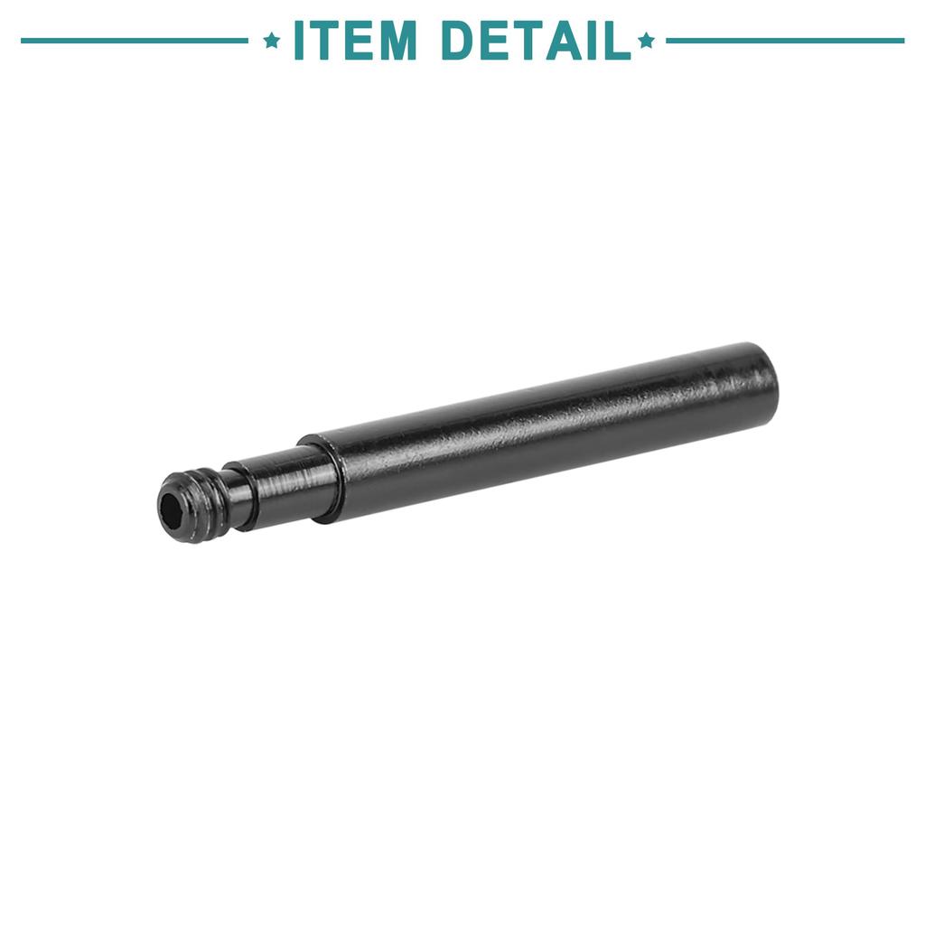 ACROPIX Universal Black Aluminum Alloy 50mm Bicycle French Valve Extender Extension - Set of 4