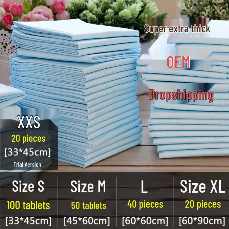 Thick Deodorant Disposable Dog Urine Pads - Super Absorbent Pet Sheets