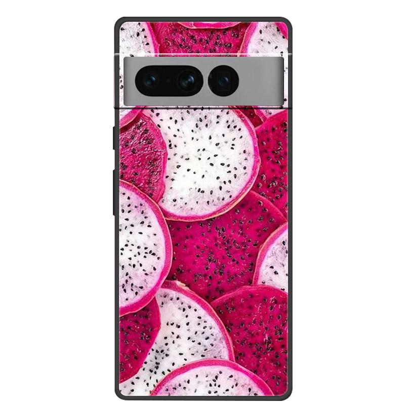 For Google Pixel 7 Pro Case Soft Black Silicone Bumper Butterfly Phone Cover for Googe Pixel7 7Pro Pixel7Pro Cases Fundas Coque