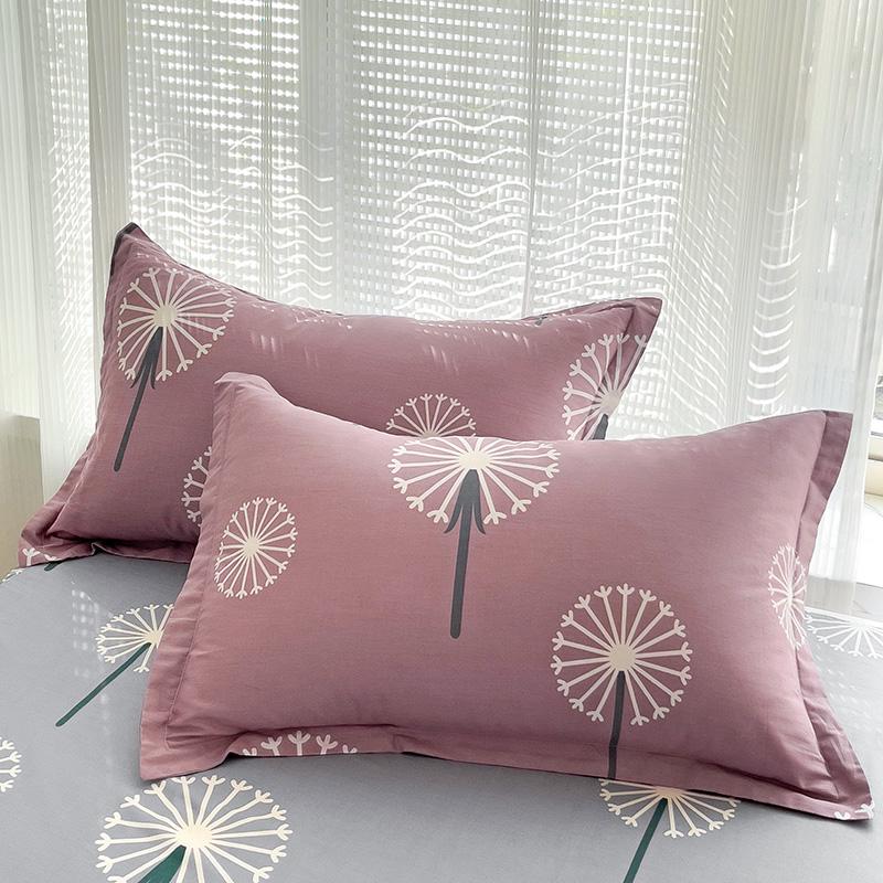 Set of Two Pure Cotton Pillowcases, 48x74cm - Pillow Core Covers [Pair Only]