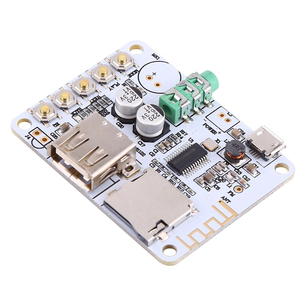 

Новий Bluetooth аудіоприймач мікрофон підсилювач USB TF FM MP3 декодер WMA WAV FLAC плеєр #2