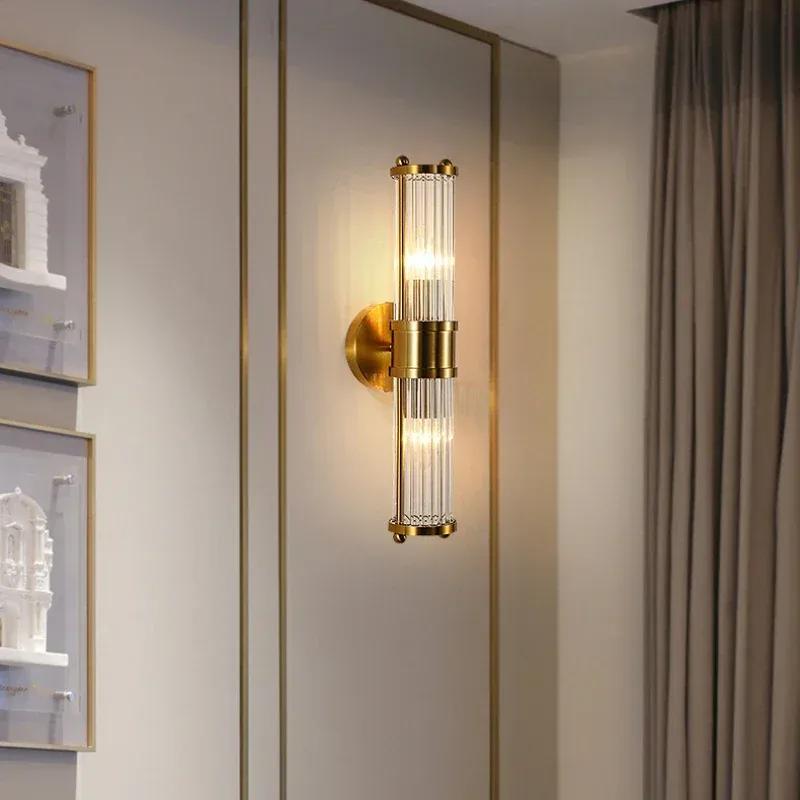 Luxury Led E14 Crystal Wall Lights Modern Decoration Bathroom Kitchen Living Room Wall Lamps Bedroom Bedside Hallway Lighting