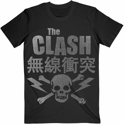 Tričko The Clash Lebka a zkřížené hnáty Oficiální zboží M/L/XL Nové