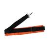 Brand New High Quality Practical Shoulder Strap Accessories 2pcs Nylon Adjustable Black+Orange Easy To Install