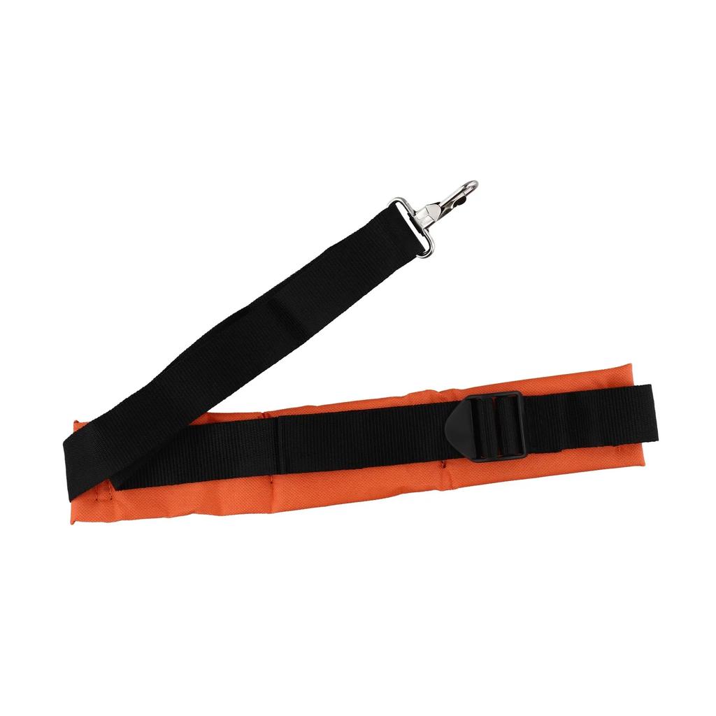 Brand New High Quality Practical Shoulder Strap Accessories 2pcs Nylon Adjustable Black+Orange Easy To Install