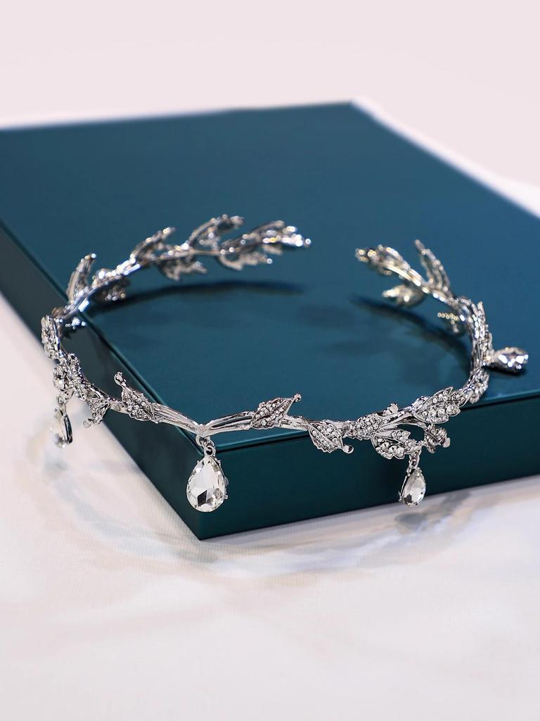 Dětská křišťálová ozdoba na čelo s kamínky a korunka do vlasů