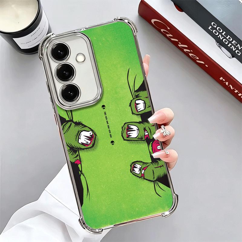 Horror Zombie Skeleton Green Soft Phone Case For Samsung A17 A27 A07 A37 A57 A16 A56 A15 A55 A14 A54 A13 A53 A26 A36 A25 A35 A24
