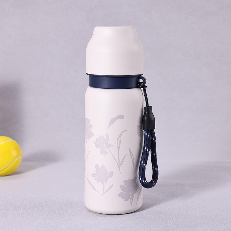 Creative Stainless Steel Thermos Cup Large Capacity Cold Water Cup Outdoor Portable Sports Water Cup