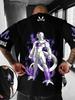 Summer Mens Tshirt Dragon Ball Z Cartoon Printing Design Goku Pure Cotton Short Sleeve Fashion Street Casual Breathable Tops