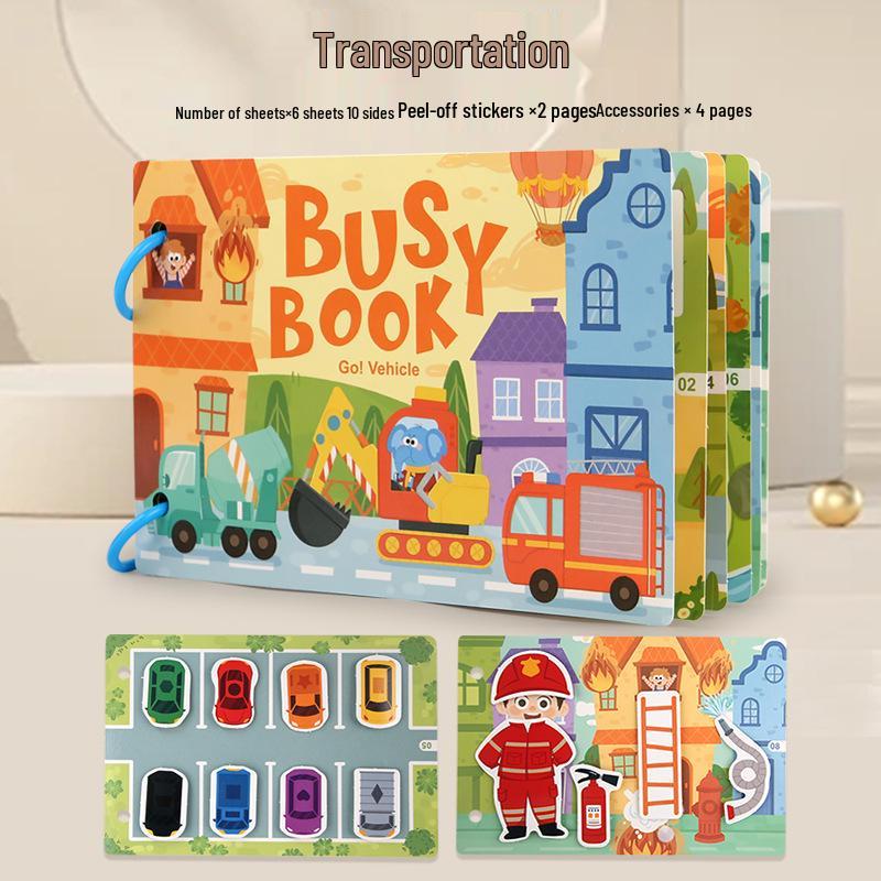 Multilingual Kids Tearable Sticker Book for Number Cognition and Early Education